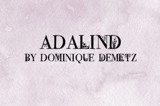 Adalind: The Eerie Decorative Typeface for Dark Aesthetic Web Design