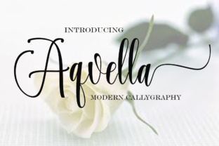 Aqvella: A Modern Script Handwritten Font for Brand Identity