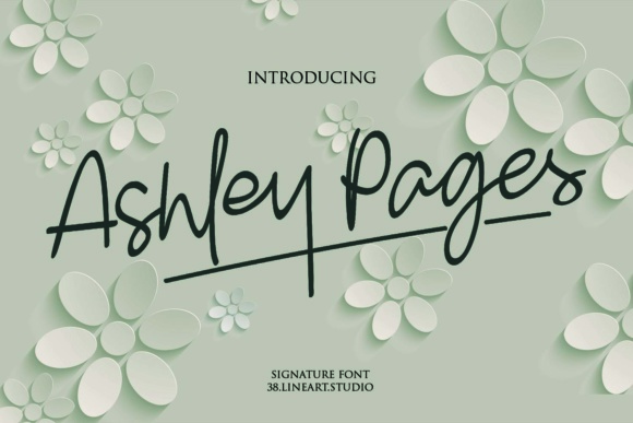 Ashley Pages: The Elegant Script Font for Modern Web Design