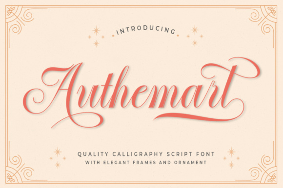 Authemart Script Review: A Premium Handwritten Font