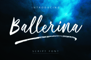 Ballerina: Elegant Script Handwritten Fonts for Modern Craft Designs