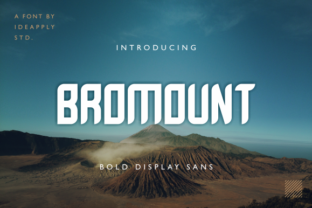 Bromount Typeface: Sleek Sans Serif for Modern Campaign Design