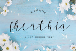 Chenthia Brush Font for Modern Brand Identity