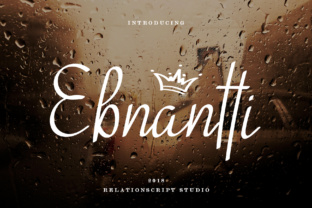 Ebnantti Script: The Perfect Handwritten Typeface for Handmade Brands