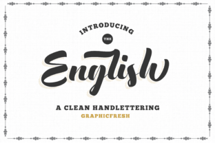 English: Vintage Lettering Fonts for Campaign Visuals