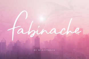 Fabinache: A Handwritten Script Font for Elegant Editorial Design