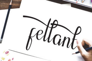 Fellant Script Font for Elegant Handmade Branding
