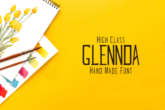 Glennda Family: A Minimalist Script Handwritten Font for Modern Branding