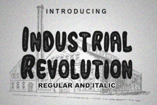 Industrial Revolution Typeface: A Modern Script Handwritten Choice for Digital Branding
