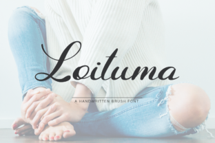 Loituma: A Handmade Script for Premium Branding