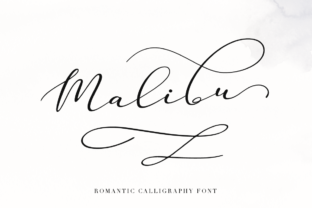 Malibu: A Fresh Handmade Calligraphy Script Font for Modern Branding