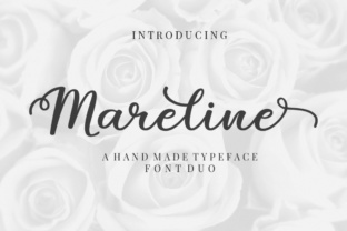 Mareline Duo: A Sweet Hand Lettered Font Duo for Brand Harmony