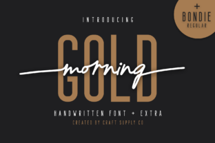 Morning Gold: The Handwritten Script Font for Polished Branding