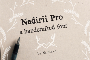 Nadirii Typeface: A Handcrafted Serif for Nostalgic Digital Branding