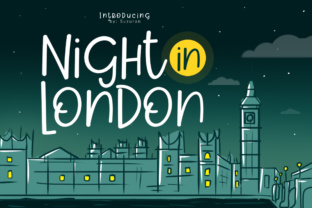 Night in London Typeface: A Playful Script for Brand Identity