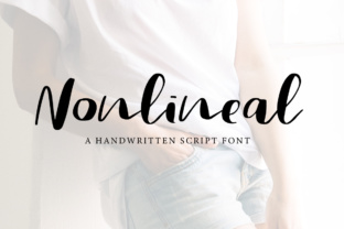 Nonlineal: The Chic Script Handwritten Font for Luxury Craft Designs