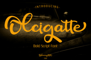 Olcigatte Free Download: Bold Script Handwritten Font Review