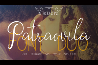 Patraovila Duo Typeface: A Modern Handwritten Font for Brand Identity