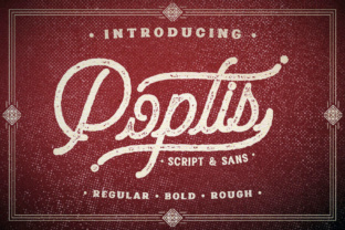 Poptis Heaver: The Premium Script Font Duo for Scroll-Stopping Visuals
