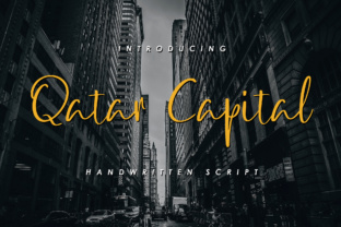 Qatar Capital: A Handwritten Script Font for Authentic Web Design