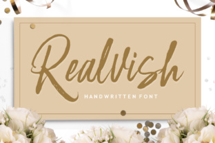 Realvish Script Handwritten Fonts for Handmade Branding