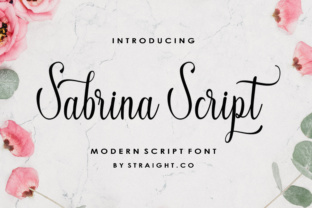 Sabrina Script: A Modern Typeface for Polished Brand Identity