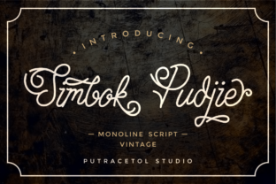 Simbok Pudjie Script: A Vintage Monoline Typeface for Modern Campaigns
