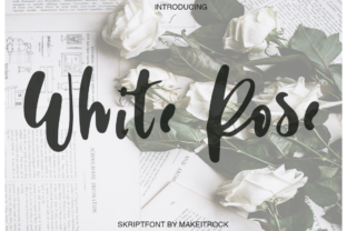 White Rose Typeface for Elegant Brand Identity Design